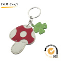 Forma de seta y cuatro - trébol de hoja PU Keyring (Y03392)